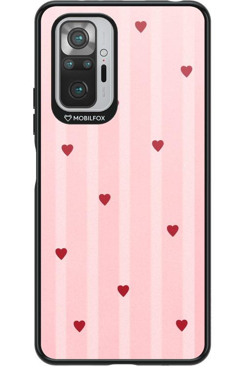 Red Little Hearts 2.0 - Xiaomi Redmi Note 10S