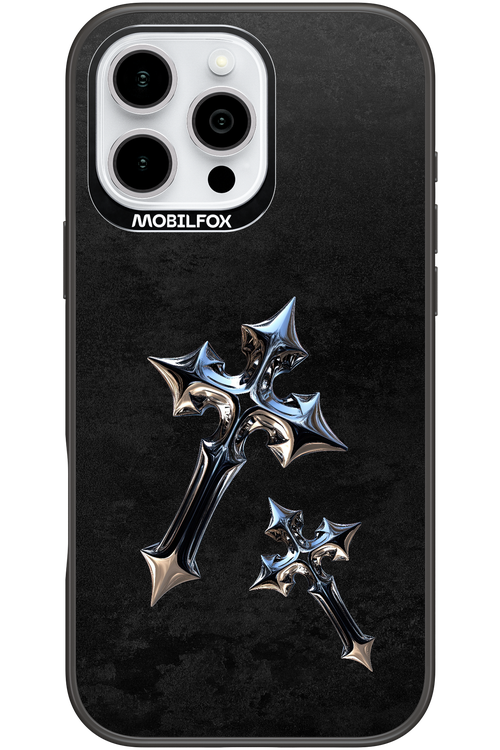 Chrome Crosses - Apple iPhone 16 Pro Max