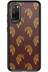 Burgundy Leopard Pattern - Samsung Galaxy S20