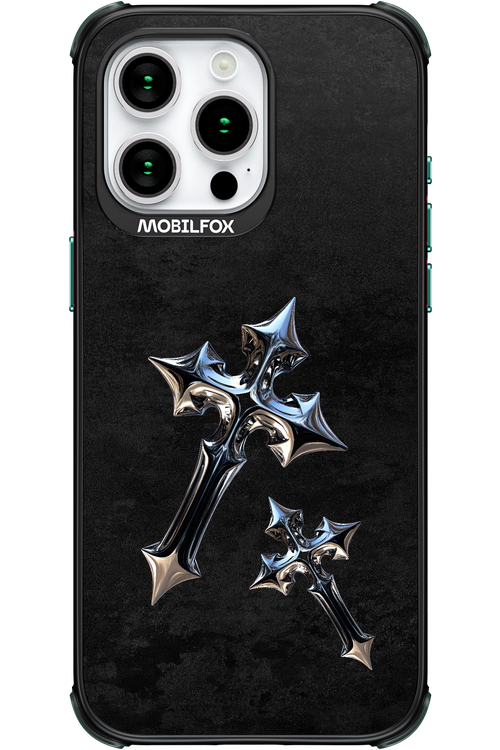 Chrome Crosses - Apple iPhone 15 Pro Max