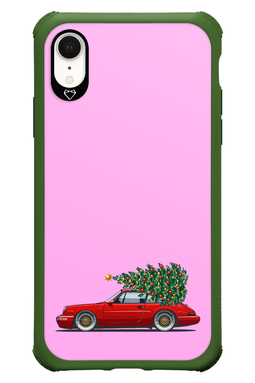 XMAS Car Pink - Apple iPhone XR