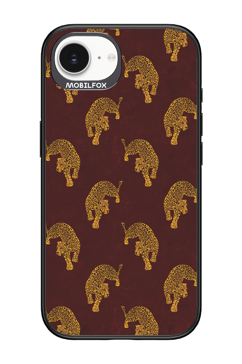 Burgundy Leopard Pattern - Apple iPhone 16e