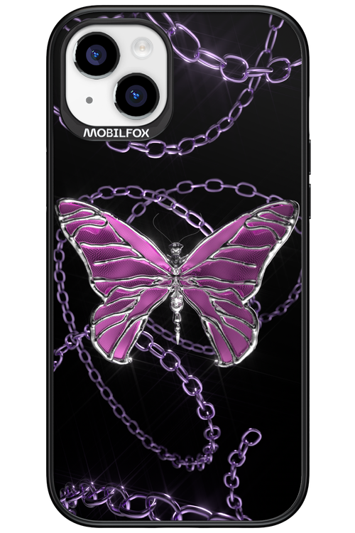 Butterfly Necklace - Apple iPhone 15 Plus