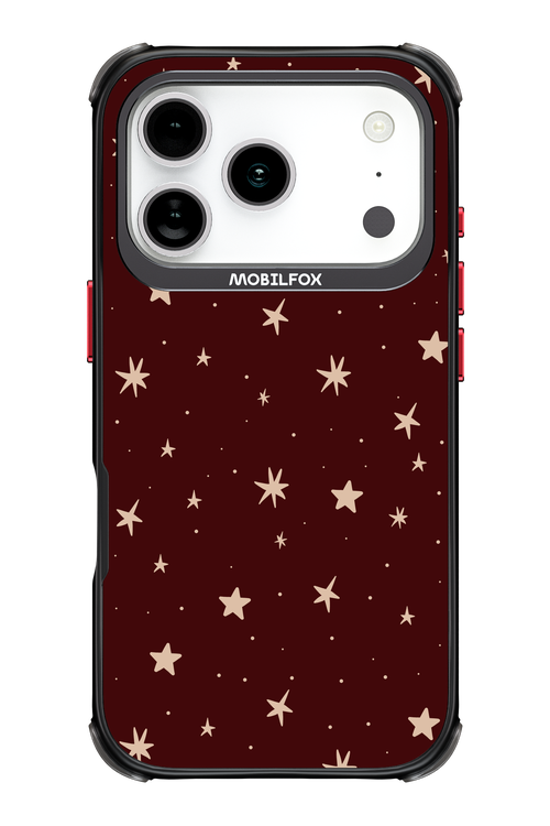 Burgundy Stars - Apple iPhone 17 Pro