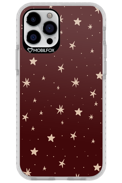 Burgundy Stars - Apple iPhone 12 Pro