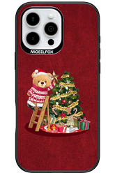 Christmas Bear (Burgundy) - Apple iPhone 16 Pro Max