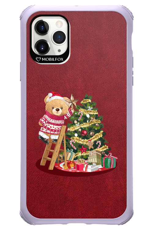 Christmas Bear (Burgundy) - Apple iPhone 11 Pro Max