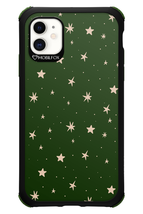 Forest Green Stars - Apple iPhone 11