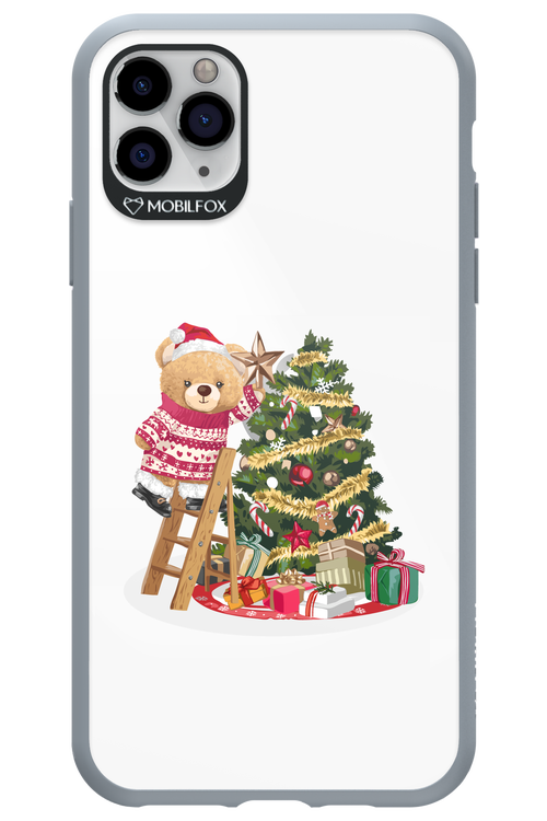 Christmas Bear (Transparent) - Apple iPhone 11 Pro Max