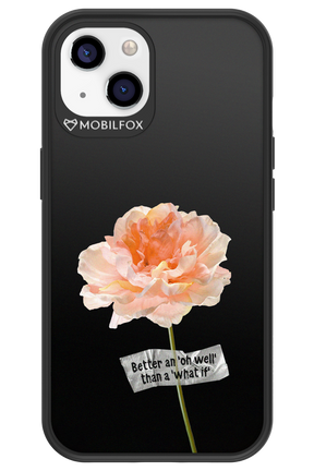 Flower Black - Apple iPhone 13