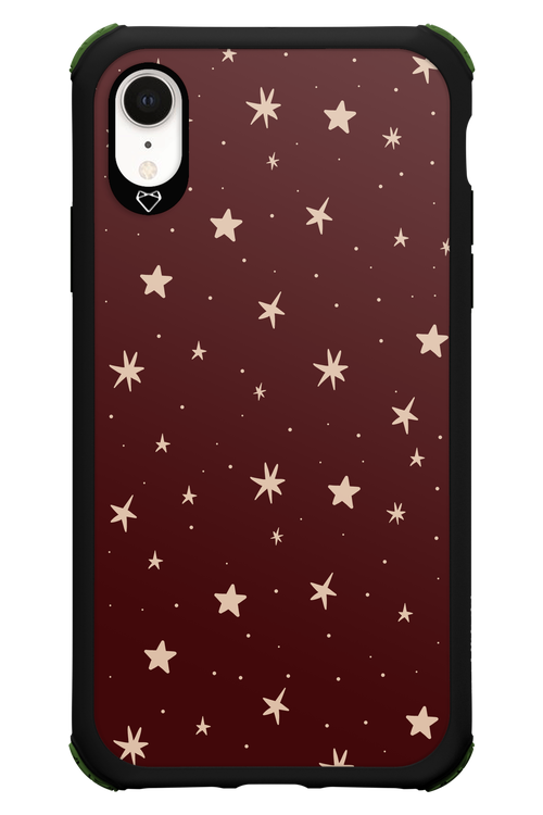 Burgundy Stars - Apple iPhone XR