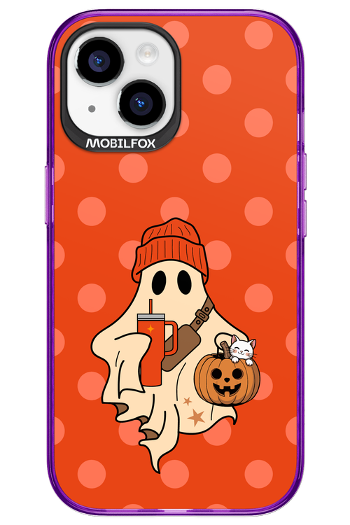 Ghost Girl (Orange) - Apple iPhone 15