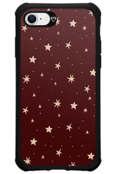 Burgundy Stars - Apple iPhone SE 2022