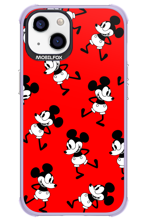 Iconic Mouse (red pattern) - Apple iPhone 13