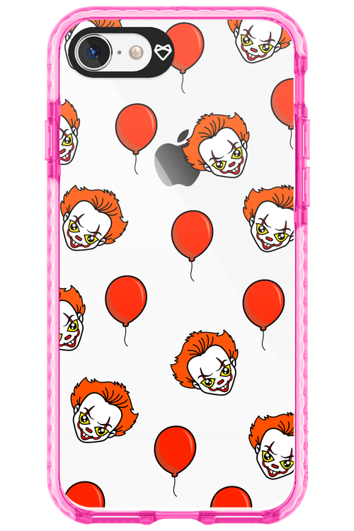 Mystery Clown (Transparent) - Apple iPhone 8