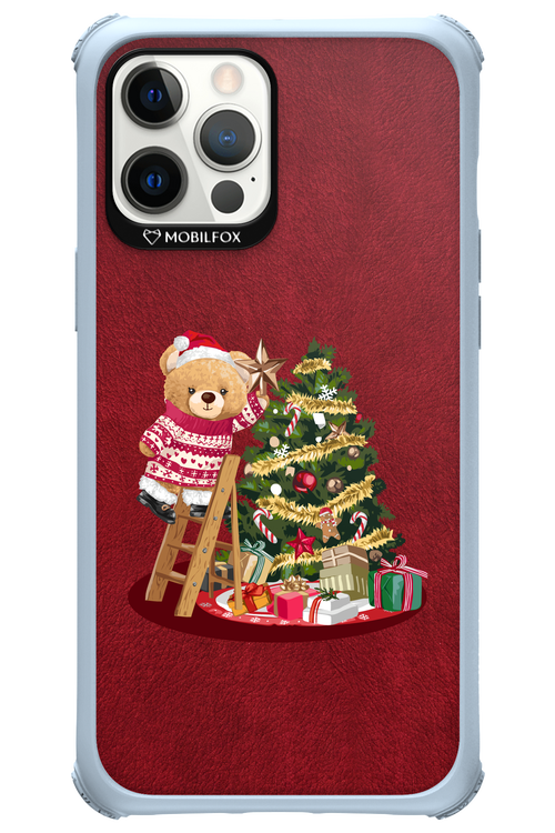Christmas Bear (Burgundy) - Apple iPhone 12 Pro Max