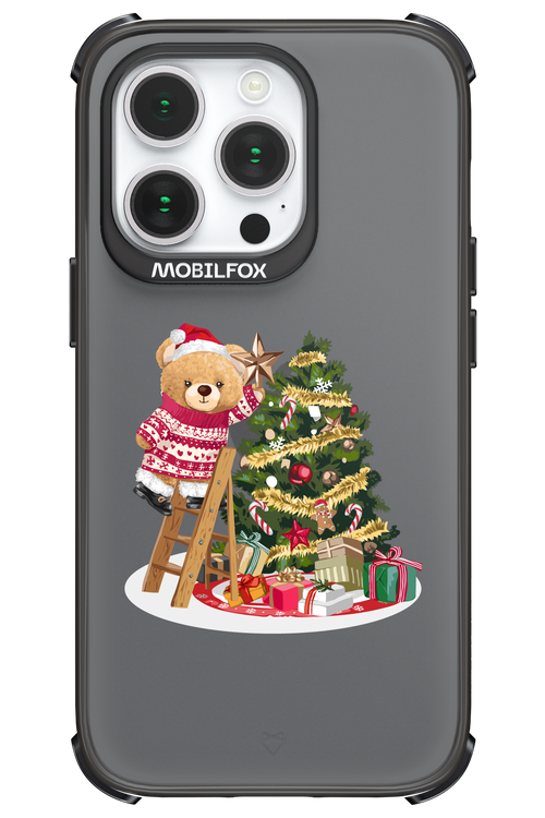 Christmas Bear (Transparent) - Apple iPhone 14 Pro