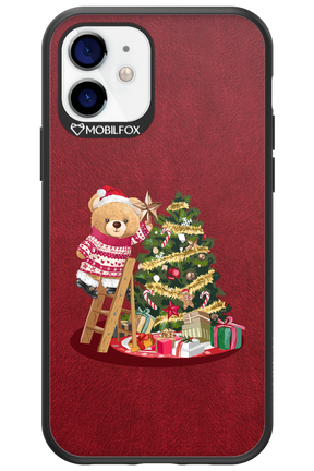 Christmas Bear (Burgundy) - Apple iPhone 12