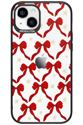 Bow & Stars (Transparent) - Apple iPhone 15 Plus