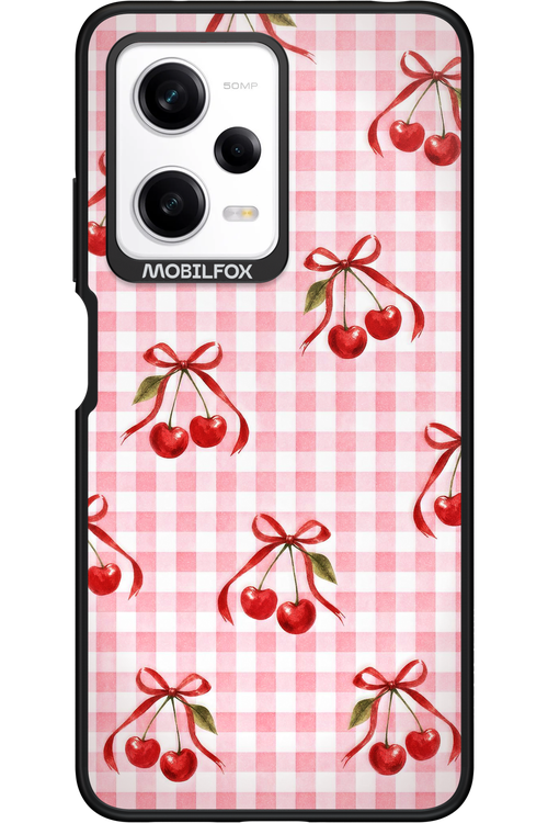 Pink Cherry Checked 2.0 - Xiaomi Redmi Note 12 Pro 5G