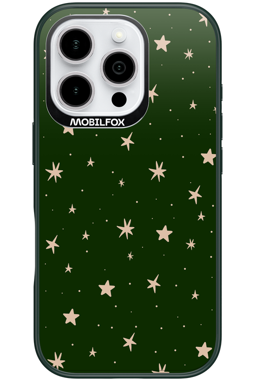 Forest Green Stars - Apple iPhone 16 Pro