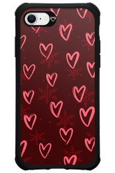 Christmas Hearts - Apple iPhone SE 2022