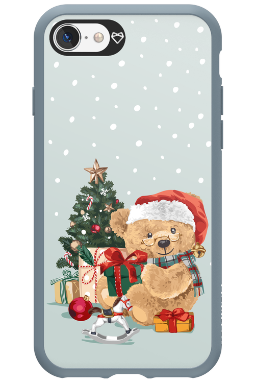 Merry Christmas Bear - Apple iPhone 8