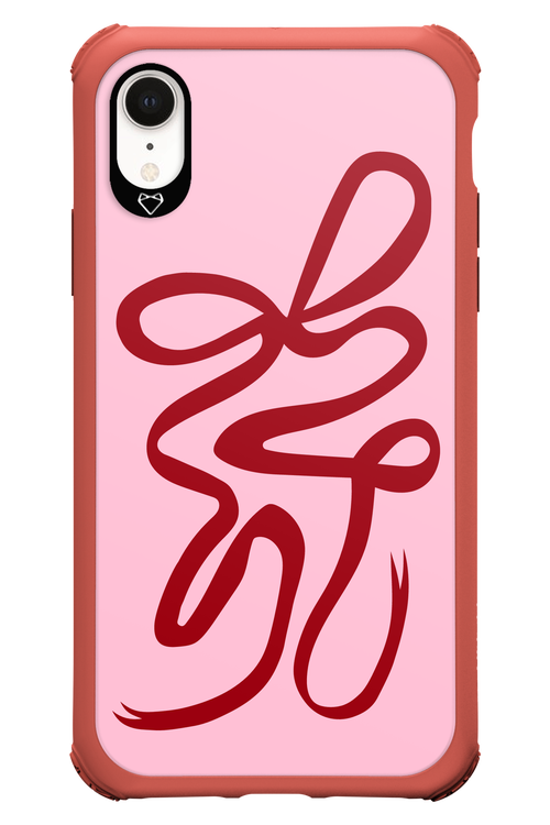 Burgundy Bow - Apple iPhone XR