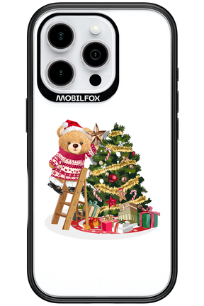 Christmas Bear (Transparent) - Apple iPhone 16 Pro