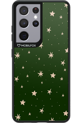 Forest Green Stars - Samsung Galaxy S21 Ultra