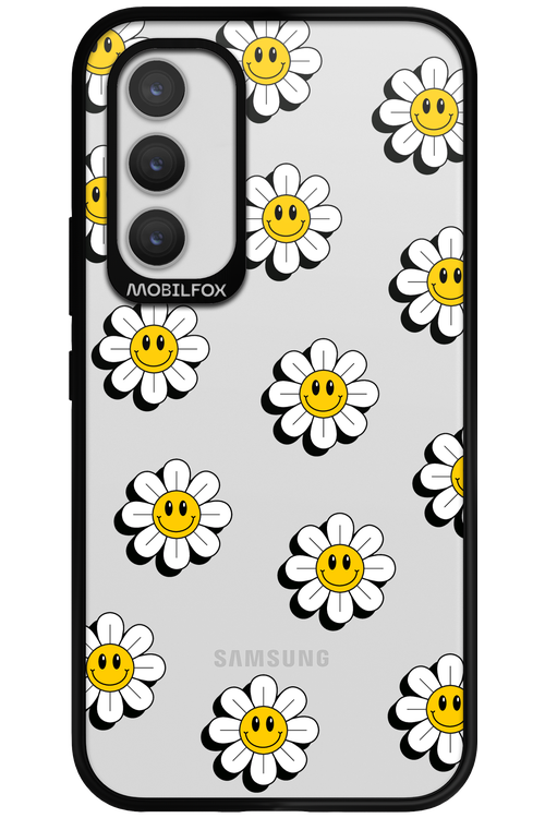 Smiley Flowers Transparent - Samsung Galaxy A34