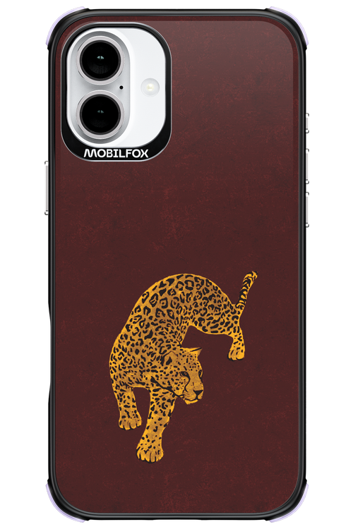 Burgundy Leopard - Apple iPhone 16 Plus