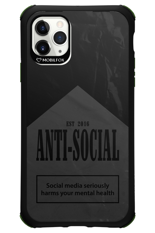 ANTI-SOCIAL (BLVCK) 2.0 - Apple iPhone 11 Pro Max