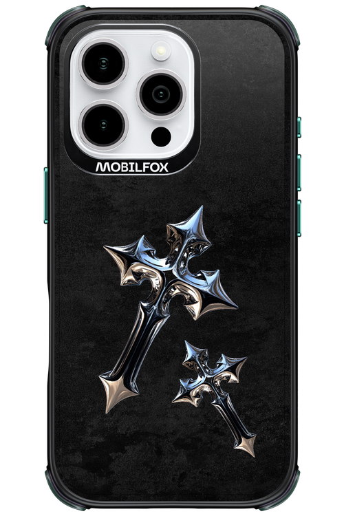 Chrome Crosses - Apple iPhone 16 Pro