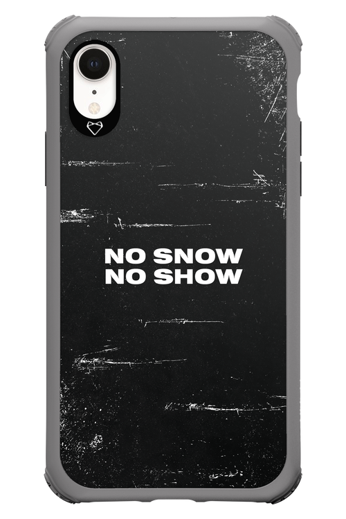 No snow, no show - Apple iPhone XR