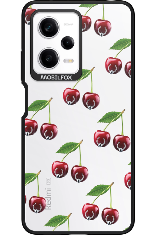 Spicy Cherries Transparent - Xiaomi Redmi Note 12 Pro 5G