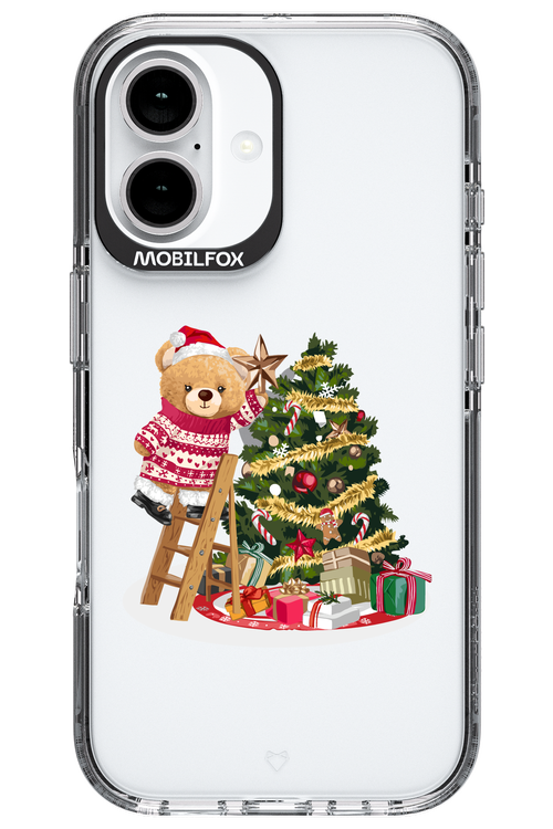 Christmas Bear (Transparent) - Apple iPhone 16