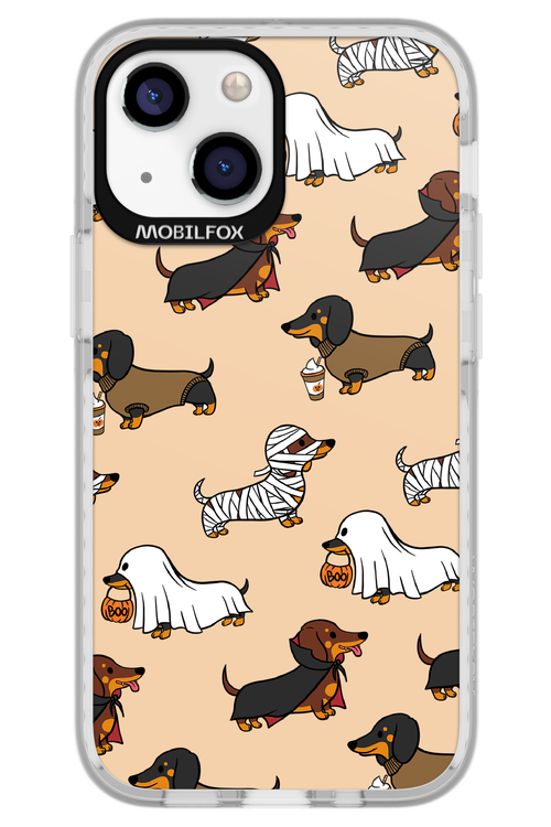 Scary Dachshund - Apple iPhone 13 Mini