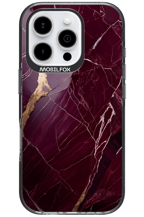 Burgundy Marble - Apple iPhone 16 Pro