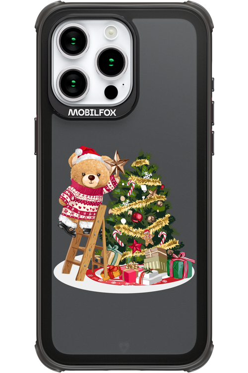 Christmas Bear (Transparent) - Apple iPhone 15 Pro Max