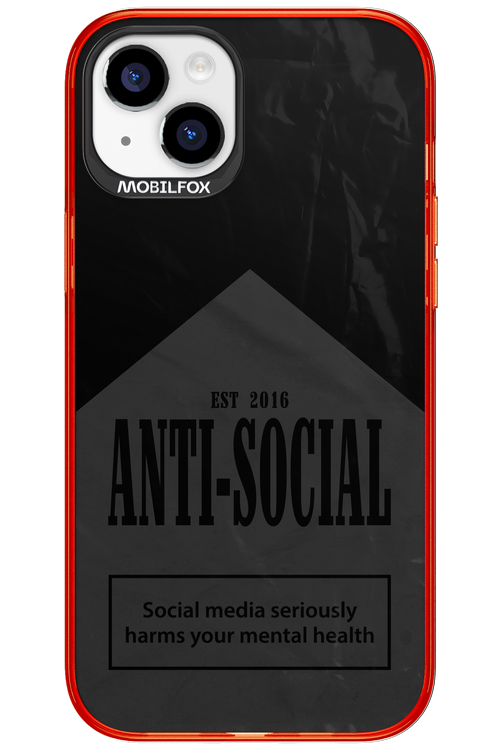 ANTI-SOCIAL (BLVCK) 2.0 - Apple iPhone 15 Plus