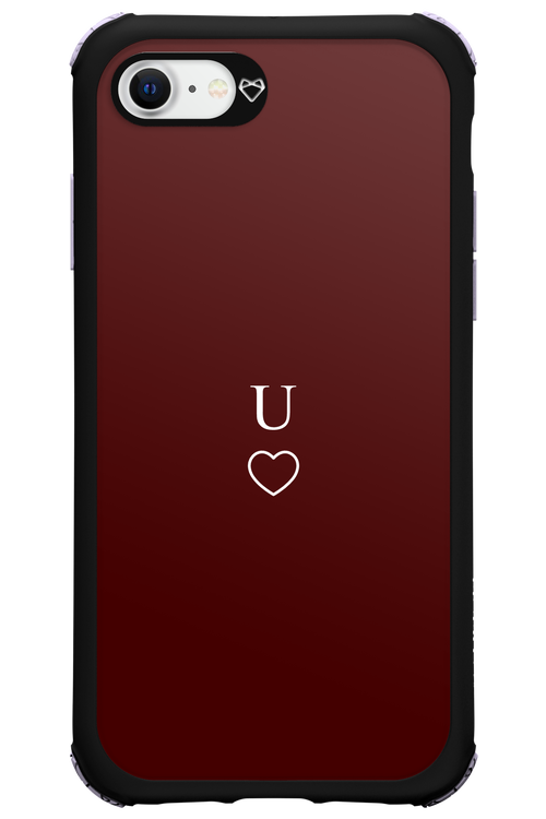 U Burgundia 2.0 - Apple iPhone 8