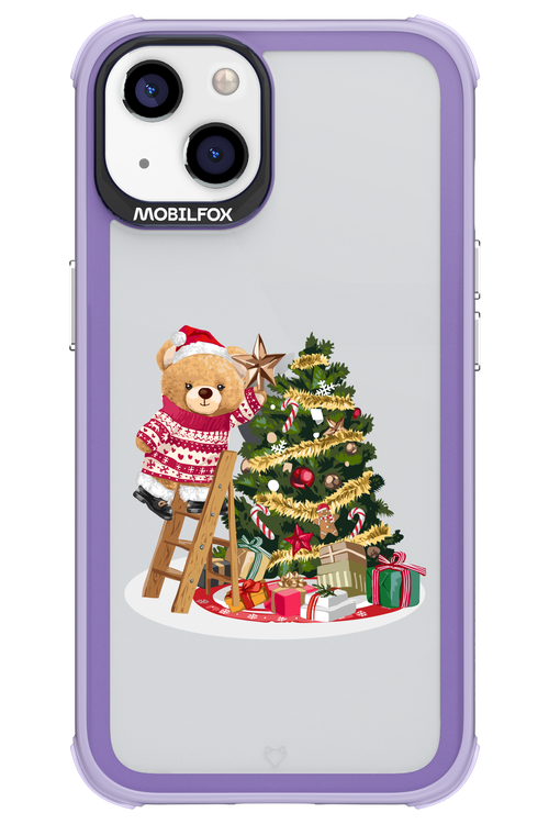 Christmas Bear (Transparent) - Apple iPhone 13