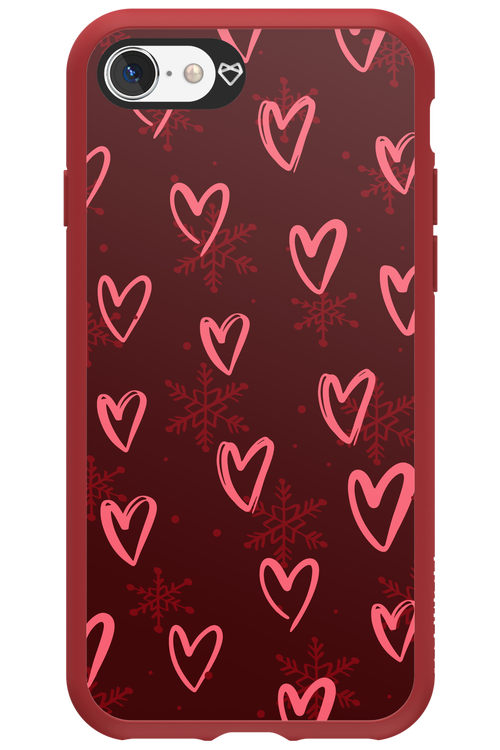 Christmas Hearts - Apple iPhone SE 2022