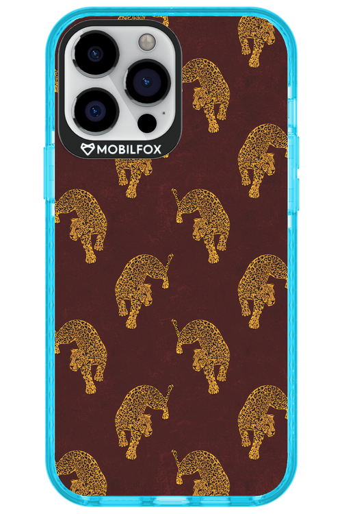 Burgundy Leopard Pattern - Apple iPhone 13 Pro Max