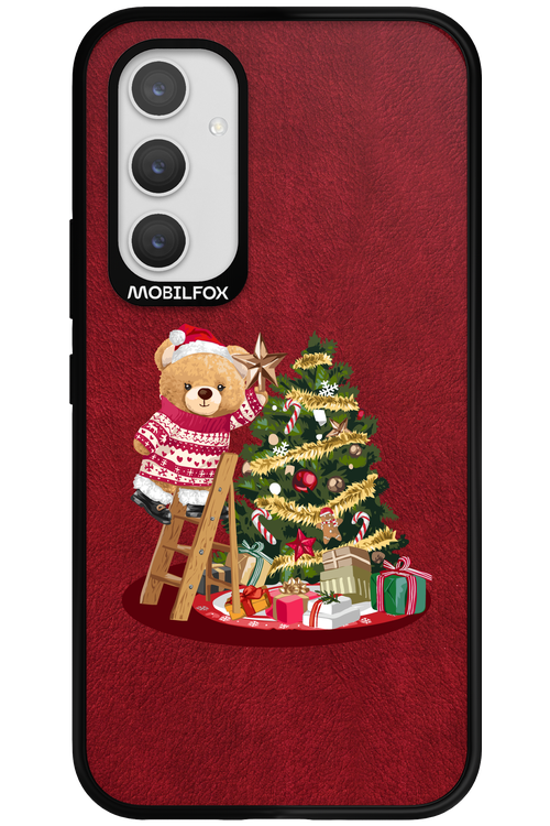 Christmas Bear (Burgundy) - Samsung Galaxy A54
