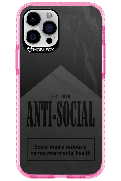 ANTI-SOCIAL (BLVCK) 2.0 - Apple iPhone 12 Pro