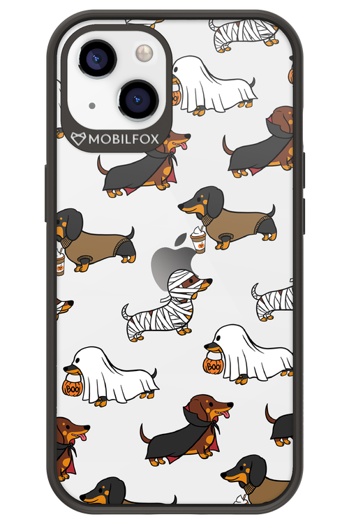 Scary Dachshund (Transparent) - Apple iPhone 13