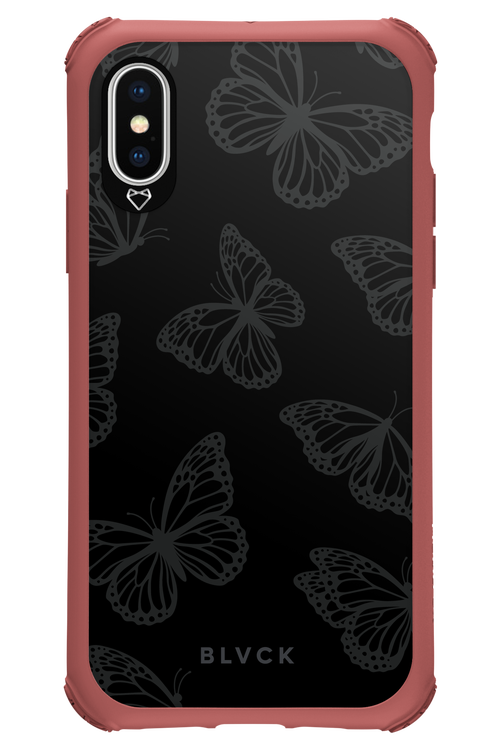 Black Butterflies - Apple iPhone X