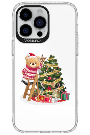 Christmas Bear (Transparent) - Apple iPhone 14 Pro Max